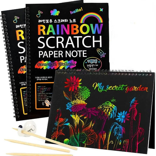 Rainbow Magic Scratch Off Paper Set